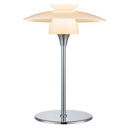 Halo Design Scandinavia Table Light - O20 - Opal Glass/Chrome - thumbnail 1