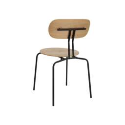Umage Curious Dining Chair - Oak - Black Legs Leg Colour: Black Legs, Colour: Without Cushion - thumbnail 2