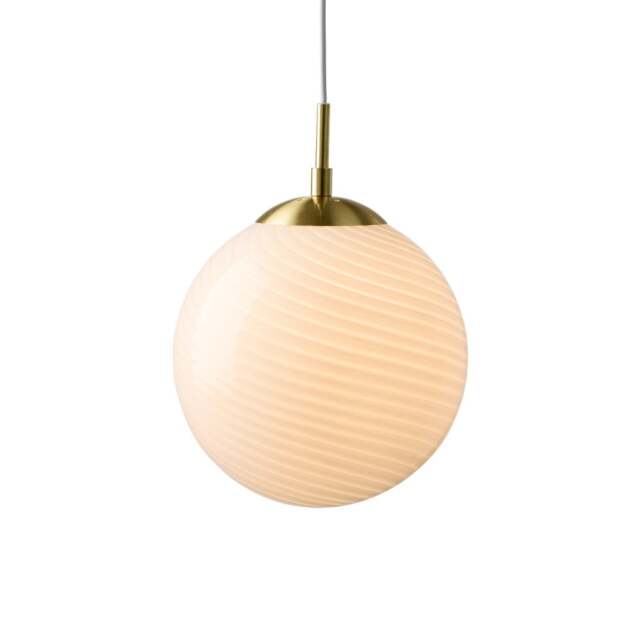 Halo Design Candy Ball Pendant Light - O 25cm - Opal Size: O 25cm, Colour: Opal