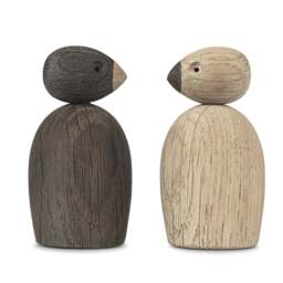 Kay Bojesen Pair of Sparrows-  Natural Oak/Smoked Oak - thumbnail 2