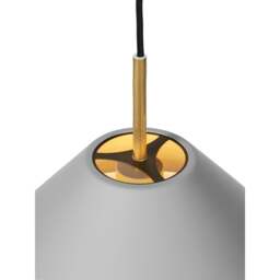 Halo Design Hygge Metal Pendant Lamp - 24cm dia - Warm Grey Size: O 24cm, Colour: Warm Grey - thumbnail 2