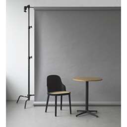 Normann Copenhagen Allez Round Cafe Table - 4 Leg - H75 O70 cm - Oak Tabletop Colour: Oak - thumbnail 2