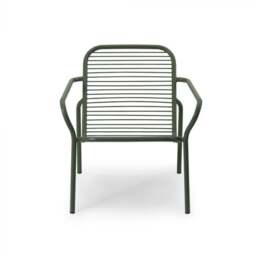Normann Copenhagen Vig Outdoor Lounge Chair - Dark Green Steel - thumbnail 2