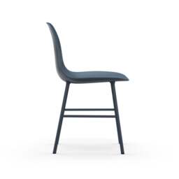 Normann Copenhagen Form Chair - Blue - Blue Legs Shell Colour: Blue, Leg Colour: Matching Shell Colour - thumbnail 3