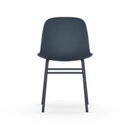 Normann Copenhagen Form Chair - Blue - Blue Legs Shell Colour: Blue, Leg Colour: Matching Shell Colour - thumbnail 4