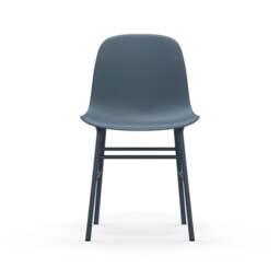 Normann Copenhagen Form Chair - Blue - Blue Legs Shell Colour: Blue, Leg Colour: Matching Shell Colour - thumbnail 2