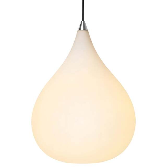 Halo Design Drops Opal Glass Pendant Light - Steel - O 38cm Size: O 38cm - image 1