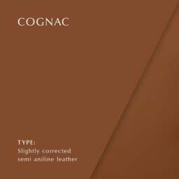 Umage A Conversation Piece Armchair - Tall - Black Oak - Hope Leather Cognac Wood: Black Oak, Colour: Cognac - thumbnail 3