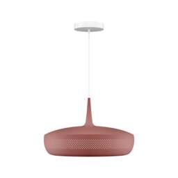 Umage Clava Dine Pendant Light - Red Earth with White Rosette Cord Set With or Without Cord Set: With White Rosette Cord Set