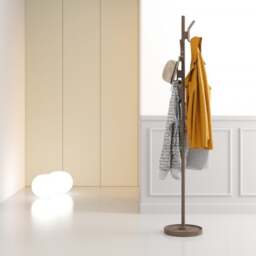 Wireworks Right Hook Coat Stand - Walnut - thumbnail 3