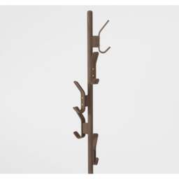 Wireworks Right Hook Coat Stand - Walnut - thumbnail 4