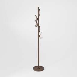 Wireworks Right Hook Coat Stand - Walnut - thumbnail 2