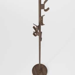 Wireworks Right Hook Coat Stand - Walnut - thumbnail 5