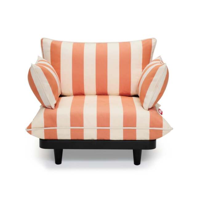 Fatboy Paletti Outdoor Lounge Chair - Orange Creme Stripe - image 1