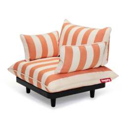 Fatboy Paletti Outdoor Lounge Chair - Orange Creme Stripe - thumbnail 2