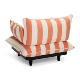Fatboy Paletti Outdoor Lounge Chair - Orange Creme Stripe - thumbnail 3