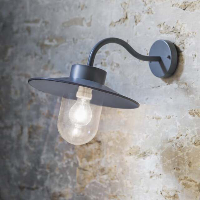 Garden Trading St Ives Swan Neck Light - Charcoal/Light Grey - image 1