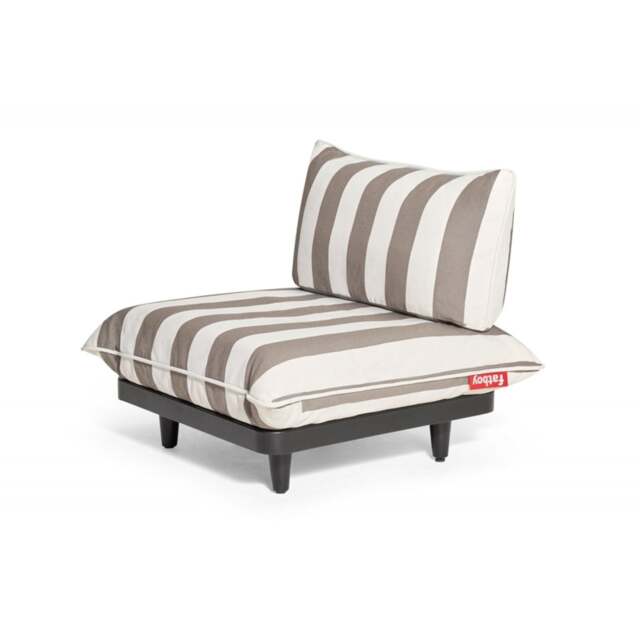 Fatboy Paletti Modular Outdoor Lounge Furniture - Cacao Stripe Option: Modular Seat