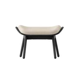 Umage The Reader Ottoman - Black Oak - White Sands Colour: White Sands - thumbnail 2