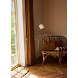 Halo Design Room 49 Floor Light - O15 - Opal Glass/Antique Brass - thumbnail 3