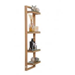 Wireworks Zone Bathroom Wall Shelf - Oak - thumbnail 3