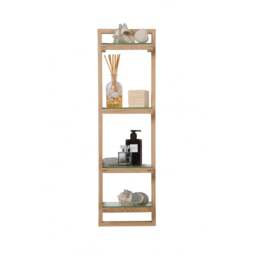 Wireworks Zone Bathroom Wall Shelf - Oak - thumbnail 1