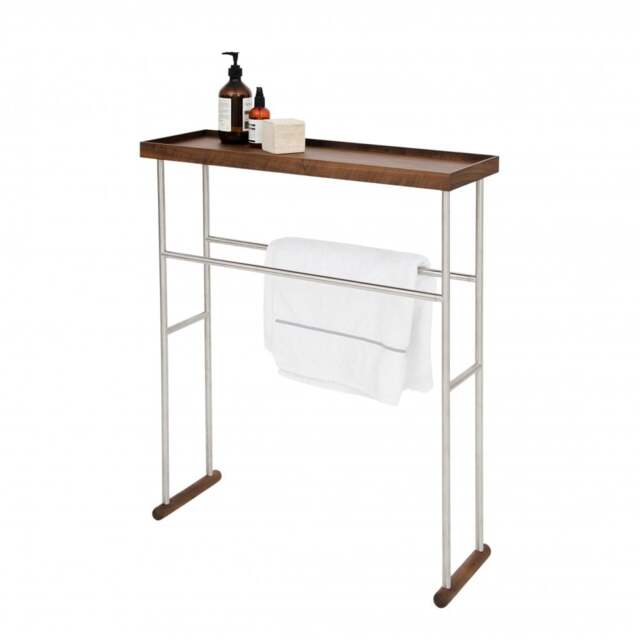 Wireworks Yoku Caddy Towel Rail - Walnut - image 1