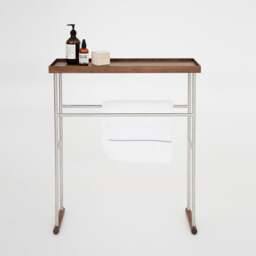 Wireworks Yoku Caddy Towel Rail - Walnut - thumbnail 4