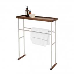 Wireworks Yoku Caddy Towel Rail - Walnut - thumbnail 1