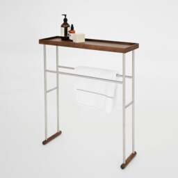Wireworks Yoku Caddy Towel Rail - Walnut - thumbnail 2