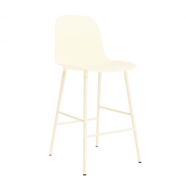 Normann Copenhagen Form Bar Chair - 65cm - Cream Shell Colour: Cream - image 1
