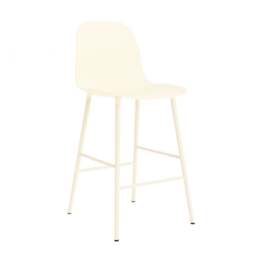 Normann Copenhagen Form Bar Chair - 65cm - Cream Shell Colour: Cream - thumbnail 1