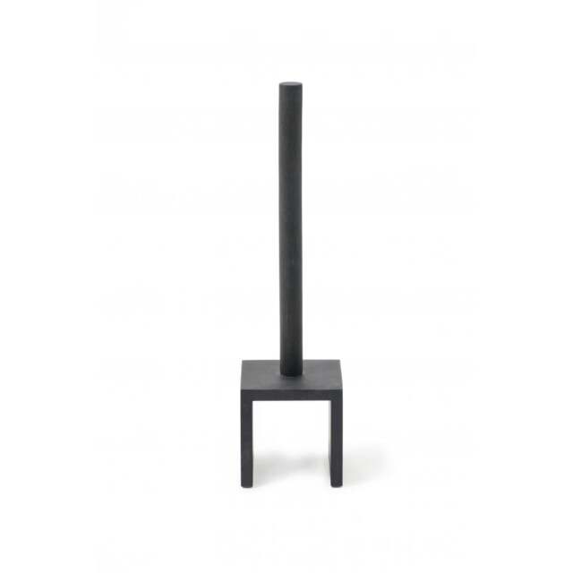Wireworks Cosmos Freestanding Toilet Roll Holder - Dark Oak - image 1