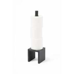 Wireworks Cosmos Freestanding Toilet Roll Holder - Dark Oak - thumbnail 3