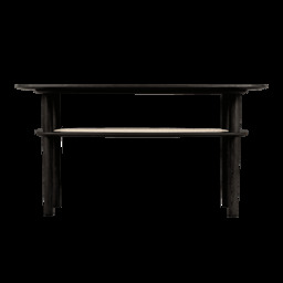 Umage Together Coffee Table - Sleek Rectangle - Black Oak - thumbnail 2