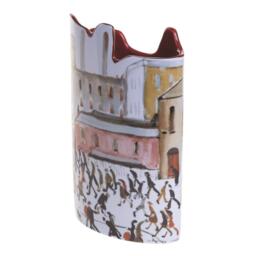 Dartington Crystal Lowry - Going to Work Vase - thumbnail 3