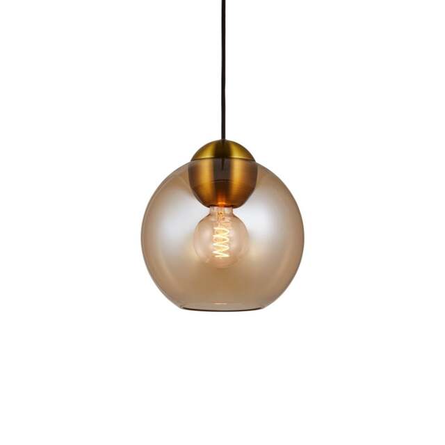 Halo Design Bubbles Pendant Light - O 24cm - Amber Size: O 24cm, Colour: Amber - image 1