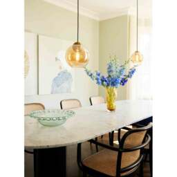 Halo Design Bubbles Pendant Light - O 24cm - Amber Size: O 24cm, Colour: Amber - thumbnail 4