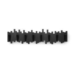 Umbra Sticks Multi Hook Wall Rack - Black - 8 Hooks - thumbnail 3