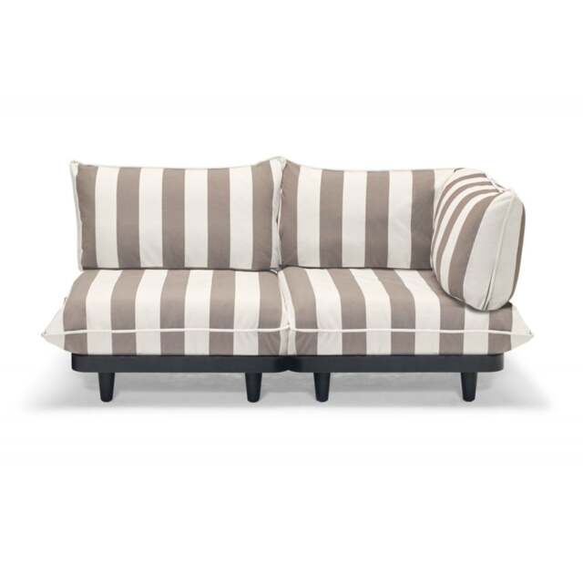 Fatboy Paletti Modular Outdoor Lounge Furniture - Cacao Stripe Option: 2 Seater Right