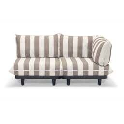 Fatboy Paletti Modular Outdoor Lounge Furniture - Cacao Stripe Option: 2 Seater Right