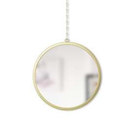 Umbra Dima Round Wall Mirror - Brass - Set of 3 - thumbnail 6
