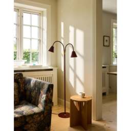 Halo Design Hygge 2-Arm Floor Lamp - H 135cm Colour: Glossy Merlot - thumbnail 2