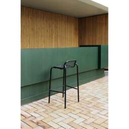 Normann Copenhagen Vig Outdoor Bar Stool - Black Steel - 75cm - thumbnail 2