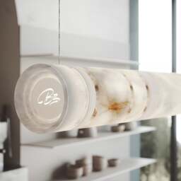 Robin Bowie Alabaster Pendant Light Size: 190cm - thumbnail 4