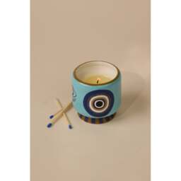 Paddywax A Dopo 8oz/226g Eye Ceramic Candle - Incense & Smoke - thumbnail 2