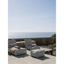 Blomus Stay Outdoor Lounger Colour: Cloud, Size: 80 x 150 cm - thumbnail 3