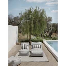 Blomus Stay Outdoor Lounger Colour: Cloud, Size: 80 x 150 cm - thumbnail 2