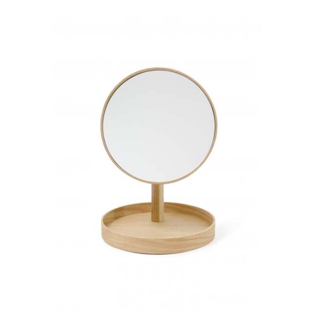 Wireworks Look Magnify Mirror - Oak - image 1
