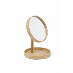 Wireworks Look Magnify Mirror - Oak - thumbnail 2